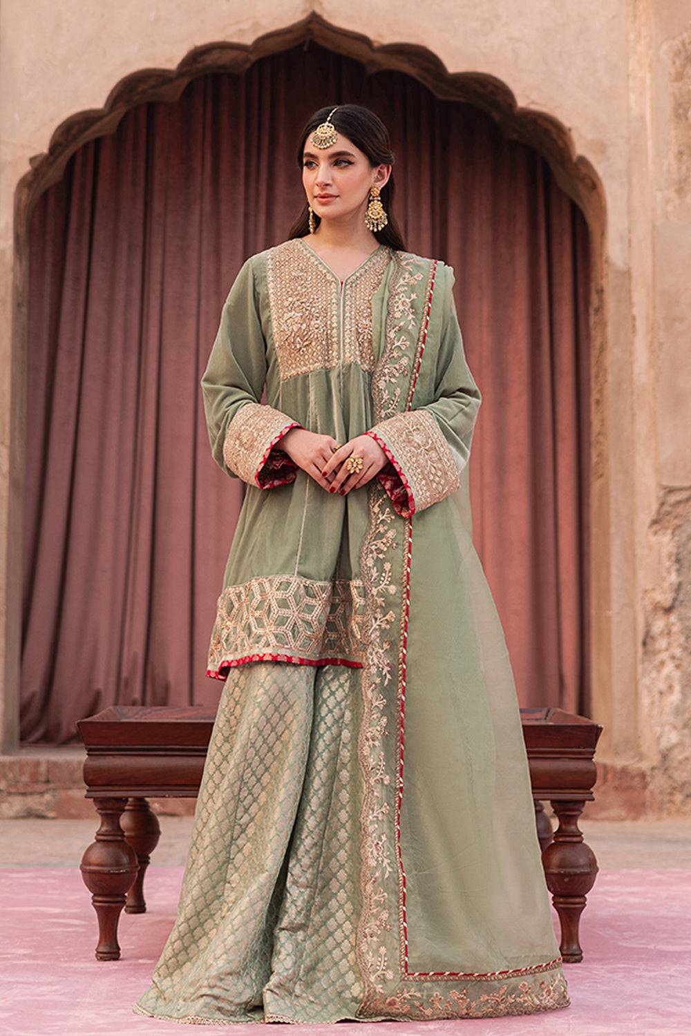 Azure | Vogue Formals | Noble Jade by Maria Faisal - Registered Vendor of : Azure - type : Ladies Clothes - 100% original wedding dresses