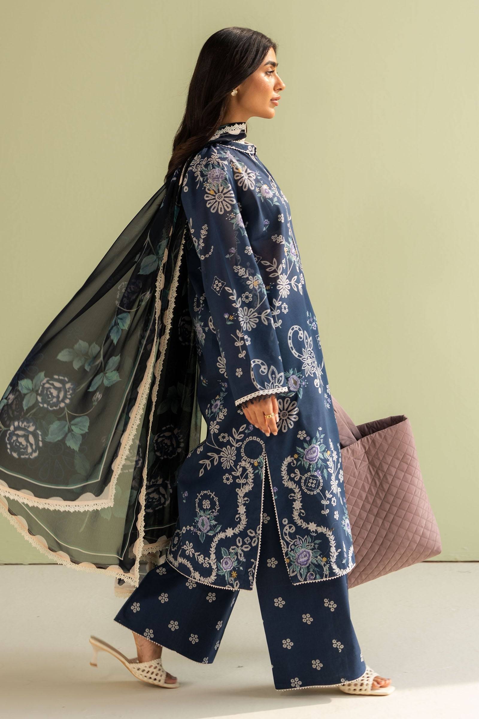 Zara Shahjahan | Coco Prints 25 | Nora-8A by Maria Faisal - Registered Vendor of : Zara Shahjahan - type : Ladies Clothes - 100% original wedding dresses