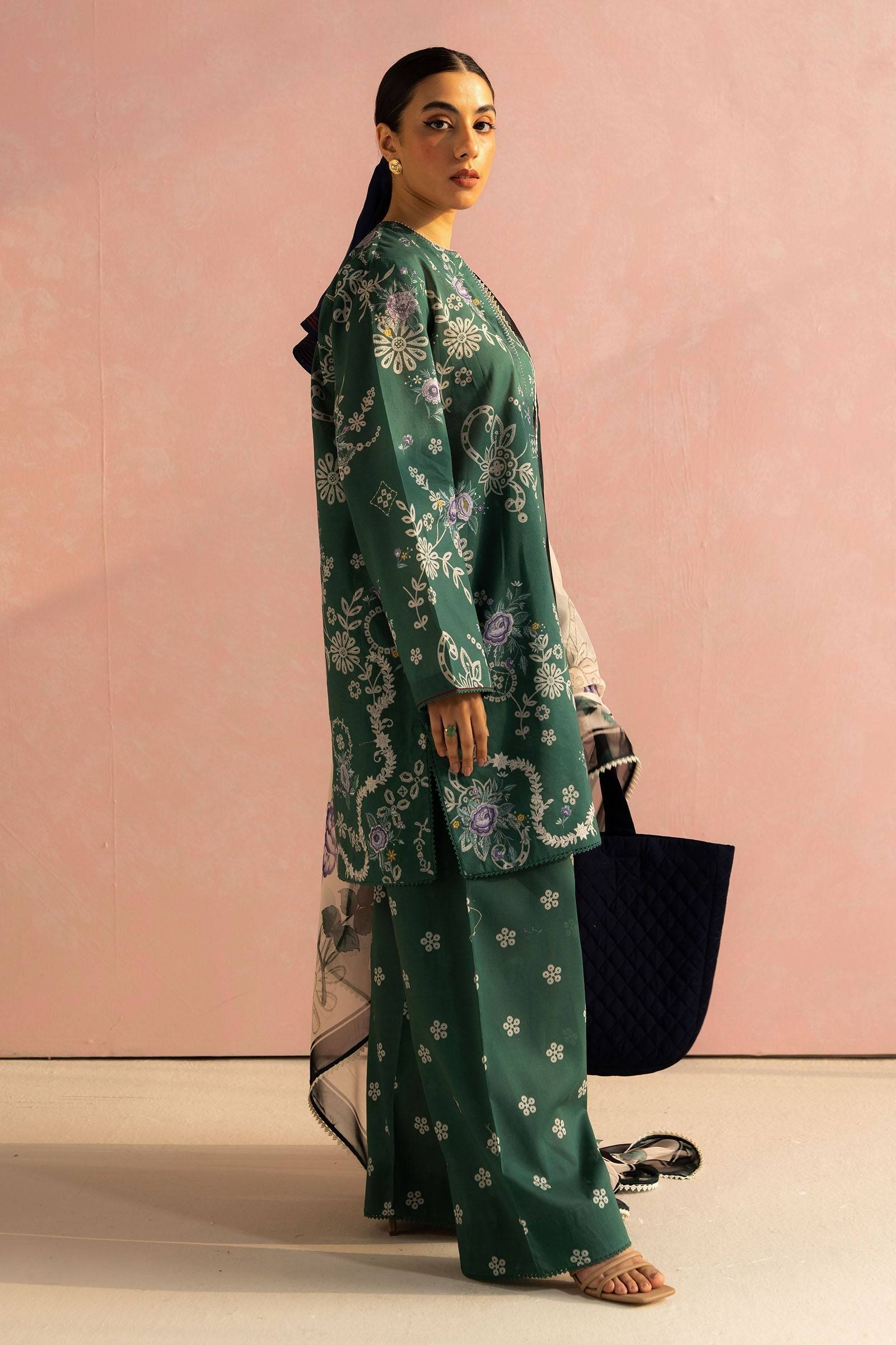 Zara Shahjahan | Coco Prints 25 | Nora-8B by Maria Faisal - Registered Vendor of : Zara Shahjahan - type : Ladies Clothes - 100% original wedding dresses