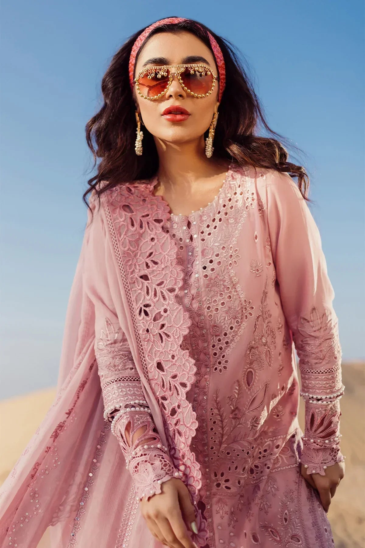 Nureh | Sehra Swiss Voil Lawn | CARNIVAL - NE-73 - Ladies Clothes - Maria Faisal