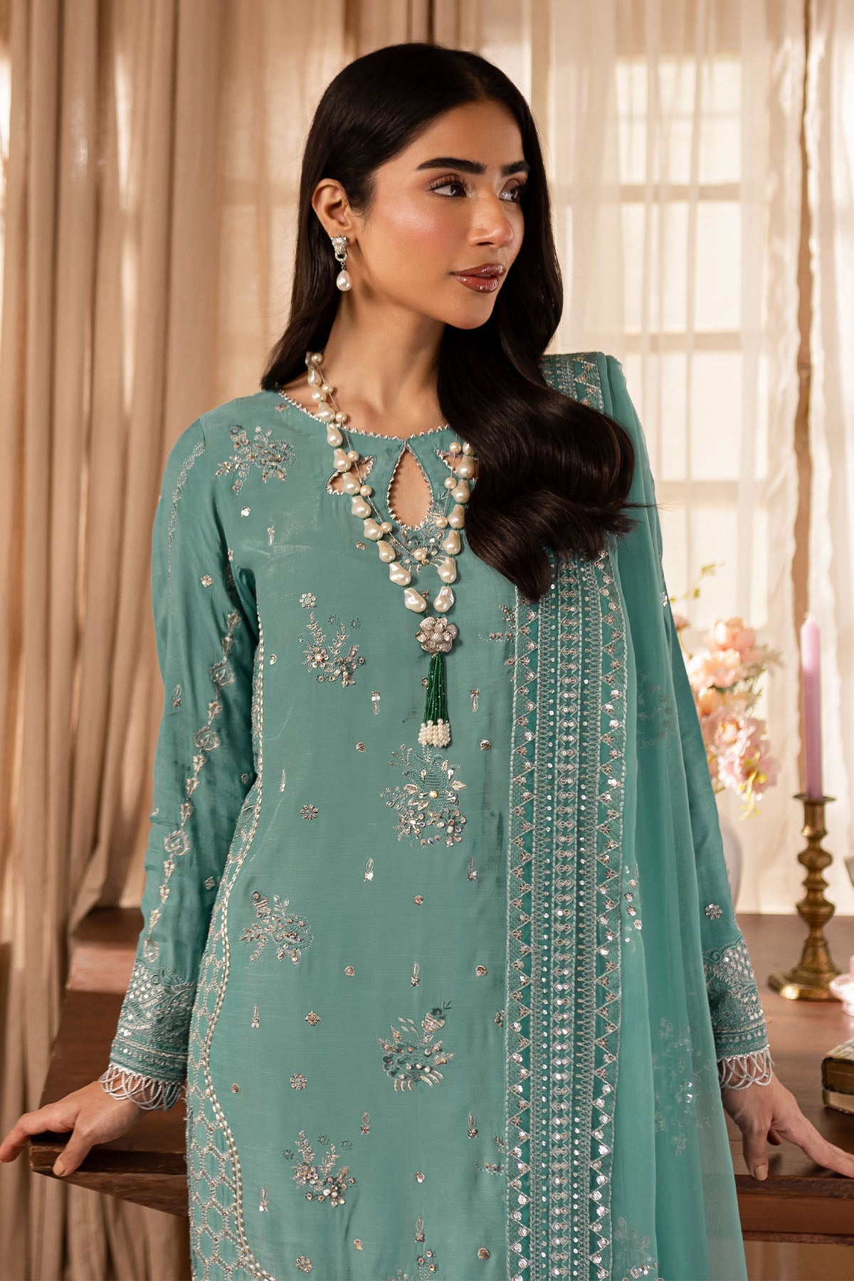 Nureh | Shades of Winter | NP-576 - Ladies Clothes - Maria Faisal