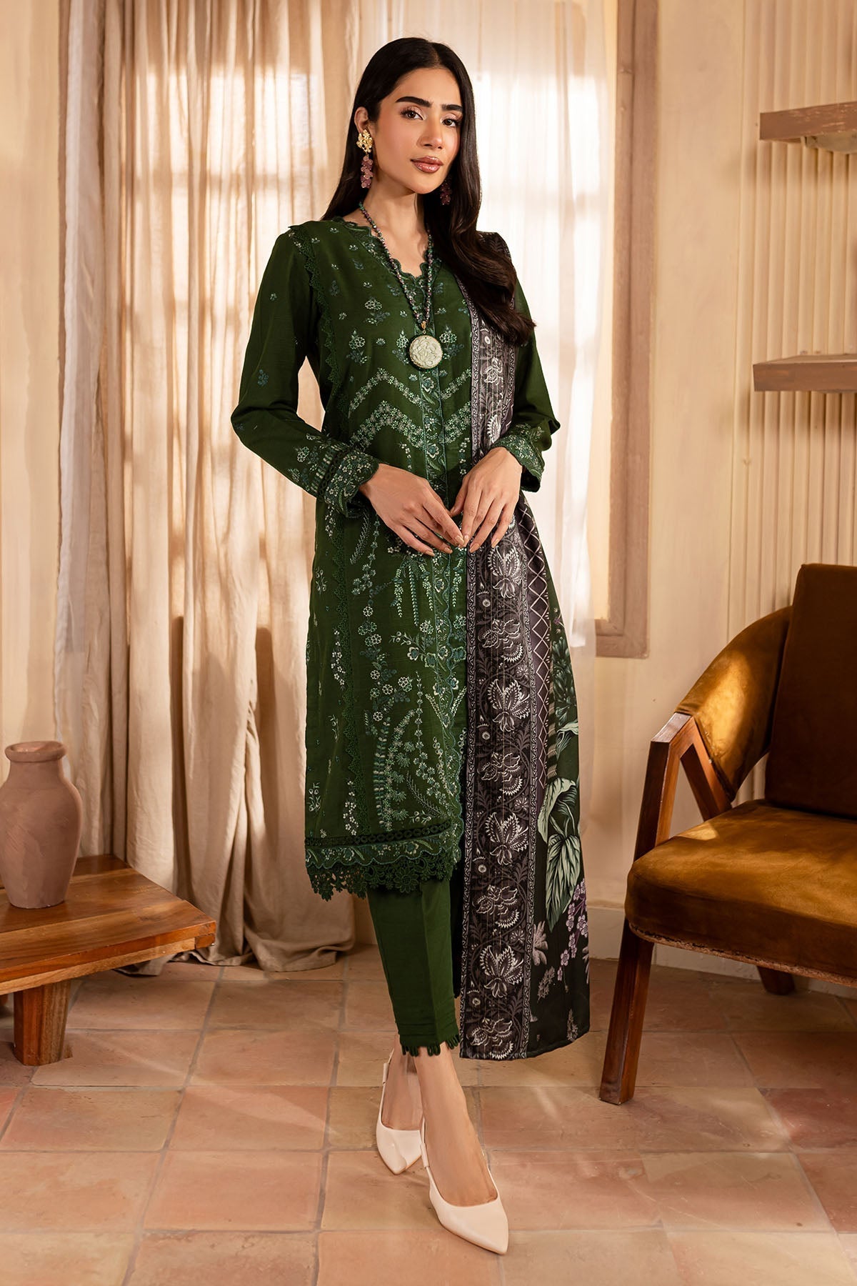 Nureh | Shades of Winter | NP-579 - Ladies Clothes - Maria Faisal