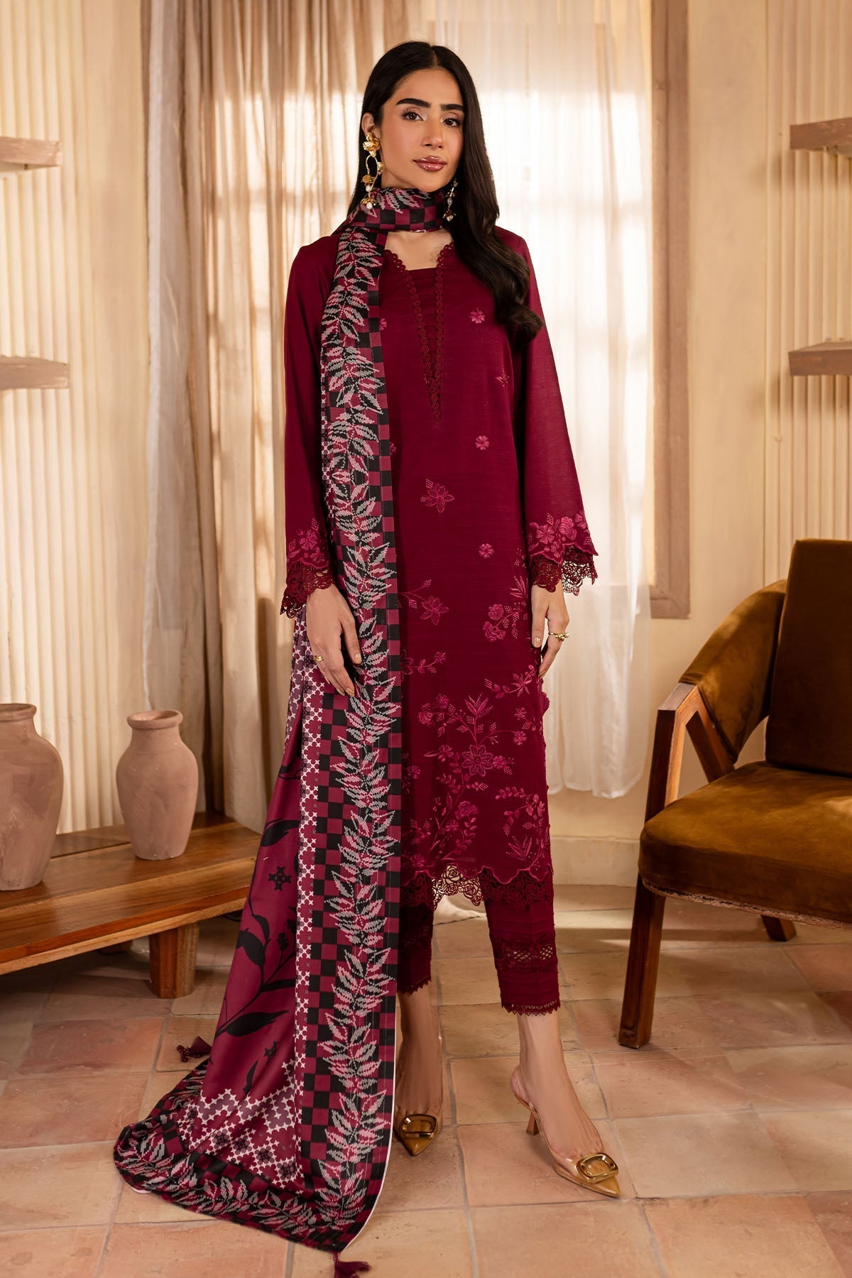 Nureh | Shades of Winter | NP-578 - Ladies Clothes - Maria Faisal