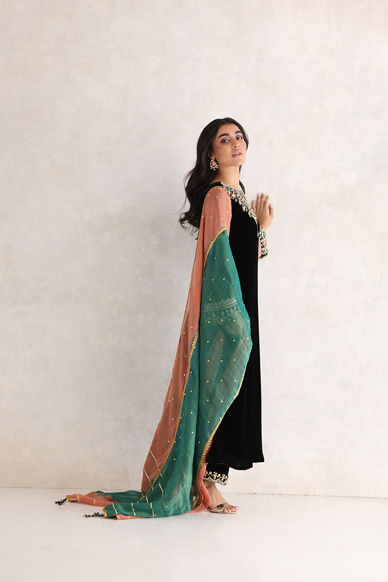 Sana Abbas | Velvet Formals | NURGUL - Ladies Clothes - Maria Faisal