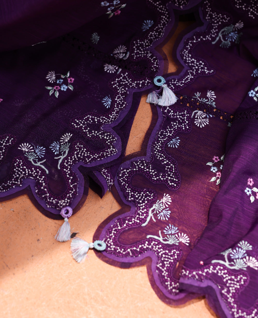 Republic Womenswear | Lilas Lawn 26 | Olyra - Luxury Dress - available at Maria Faisal in UK and USA.