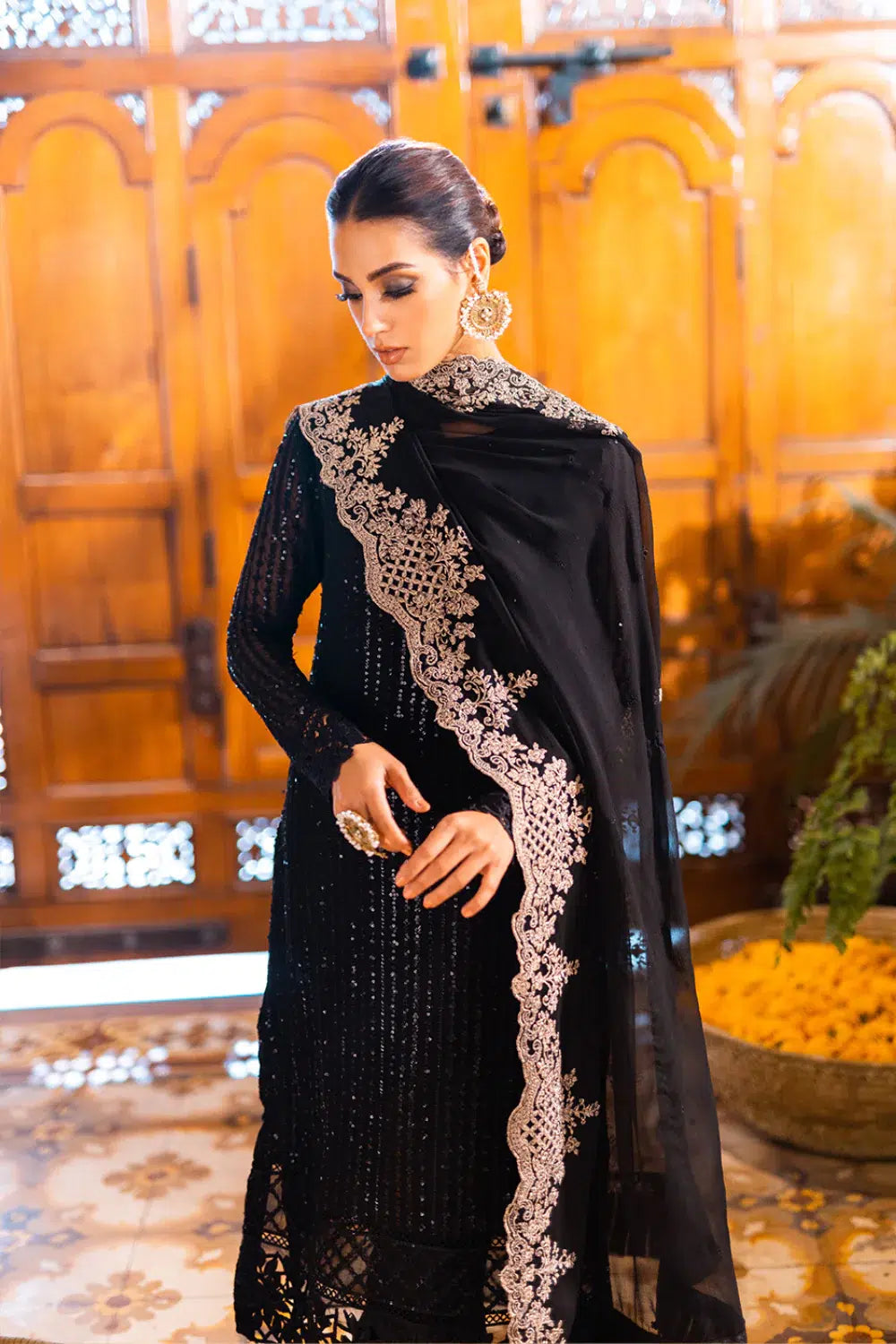 Azure | Embroidered Formals | Onyx Dove - Formal