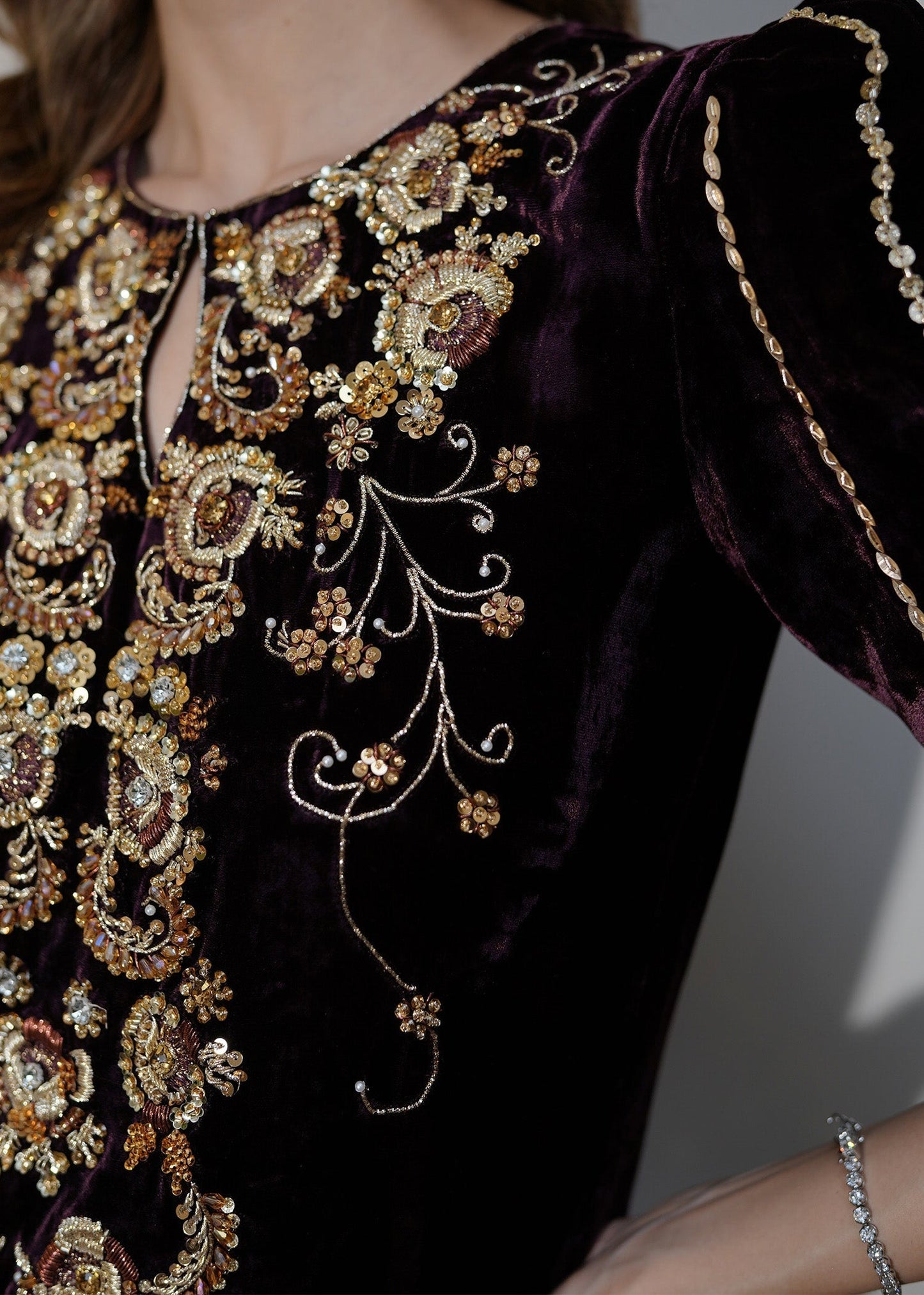 Mahum Asad | Voila Velvets | Jade - Ladies Clothes - Maria Faisal