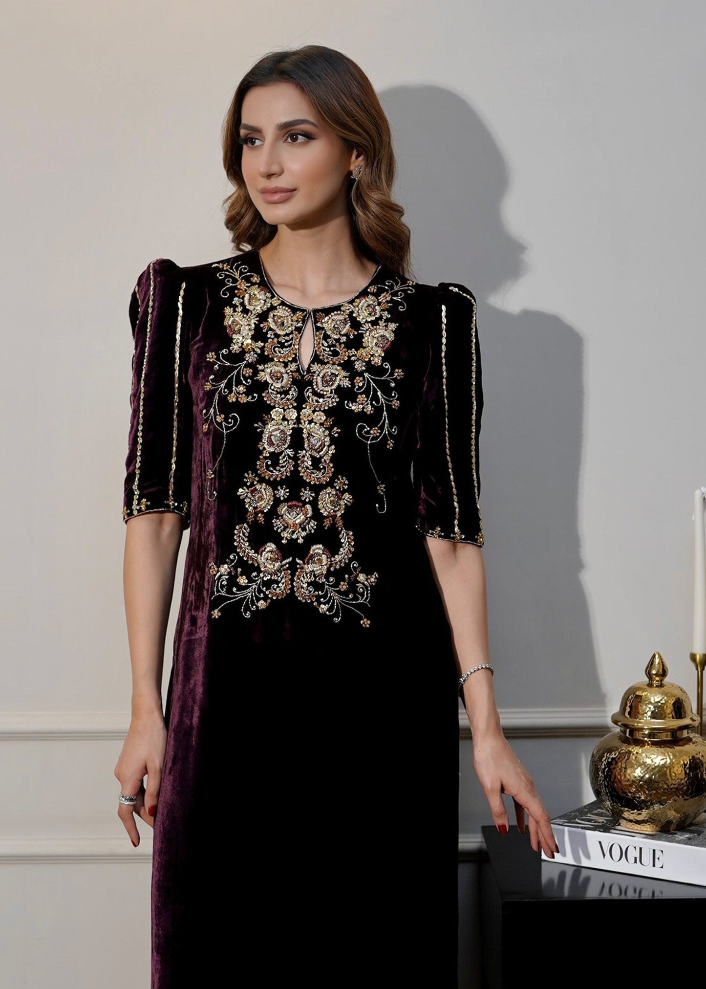 Mahum Asad | Voila Velvets | Jade - Ladies Clothes - Maria Faisal