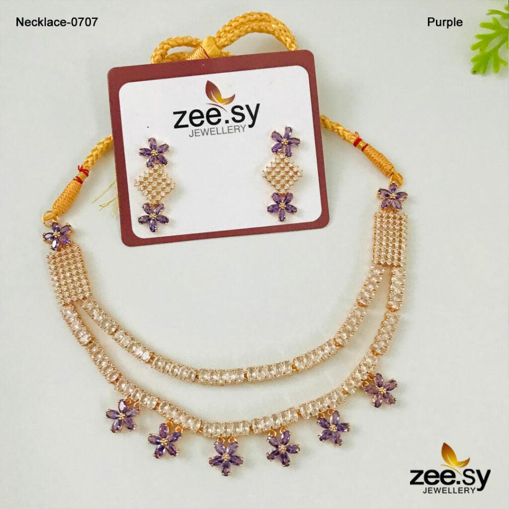 Party Wear Necklace-0707 - Necklace Sets