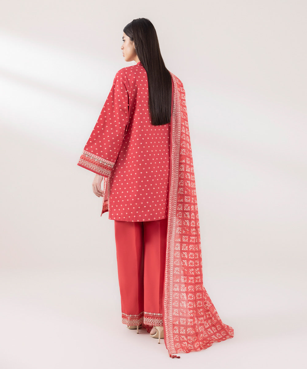 Sapphire | Intermix 2024 | Cambric Suit S-36 - Designer Dress with Intricate embroidery and embellishments. Shop elegent wedding dress at Maria Faisal.