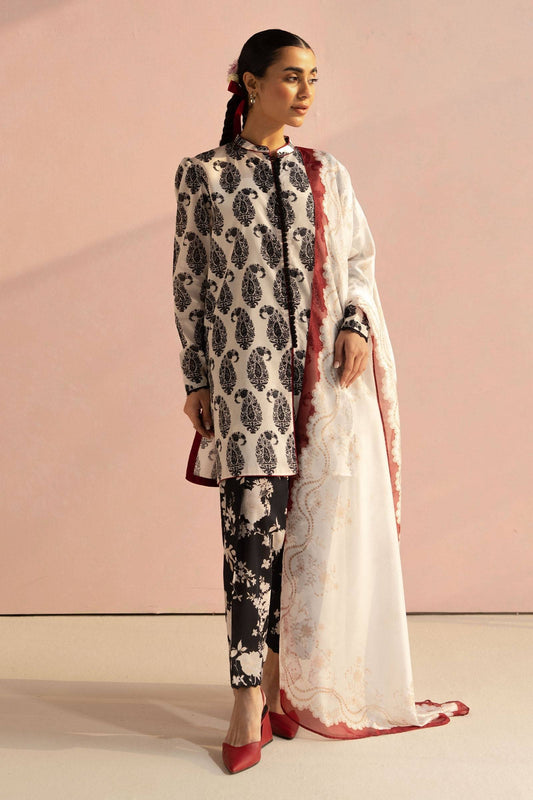 Zara Shahjahan | Coco Prints 25 | Paisley-6A by Maria Faisal - Registered Vendor of : Zara Shahjahan - type : Ladies Clothes - 100% original wedding dresses
