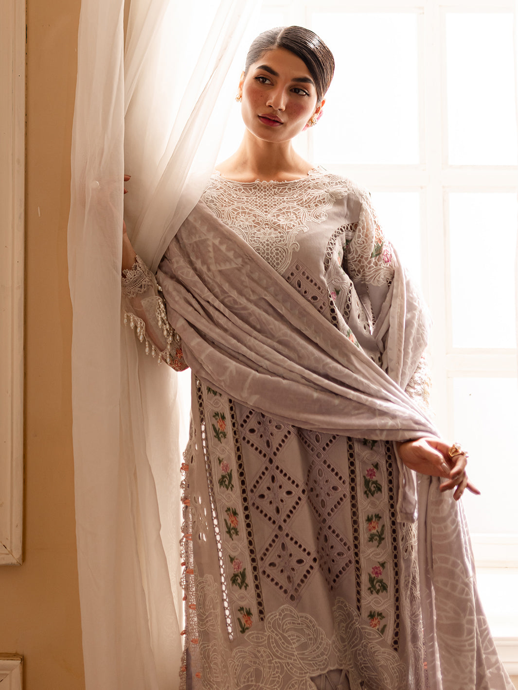 Parishay | Panache Winter | PN-05 - Designer Dress with Intricate embroidery and embellishments. Shop elegent wedding dress at Maria Faisal.