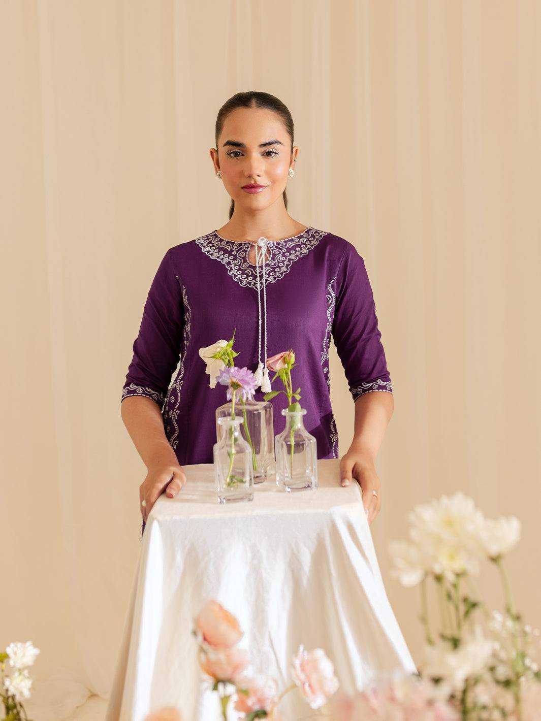 Mahnur | Petal Whispers Lawn Pret | Petalina by Maria Faisal - Registered Vendor of : Mahnur - type : Ladies Clothes - 100% original wedding dresses