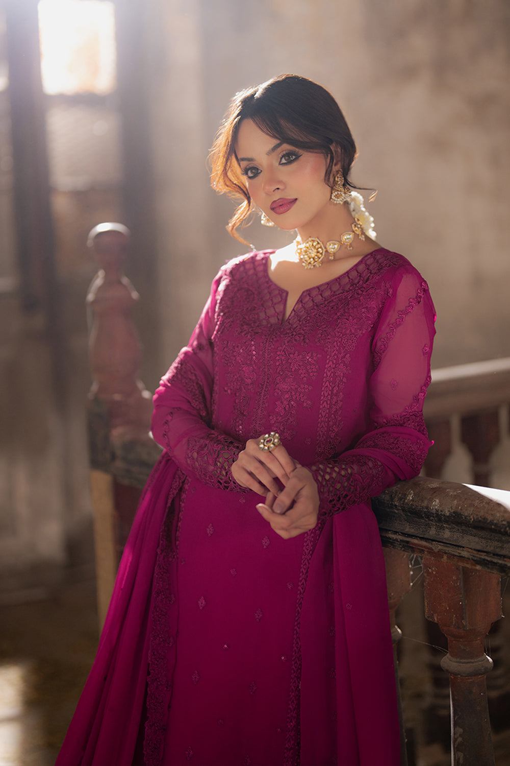 Azure | Ensembles | Plum Reverie - Ladies Clothes - Maria Faisal