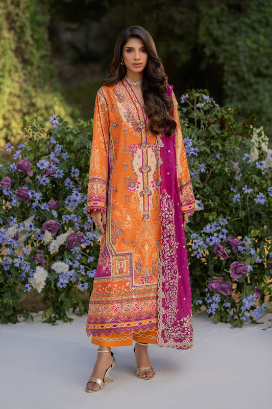 Qalamkar | Luxe Silk |  UA-03 ALMA - Ladies Clothes - Maria Faisal
