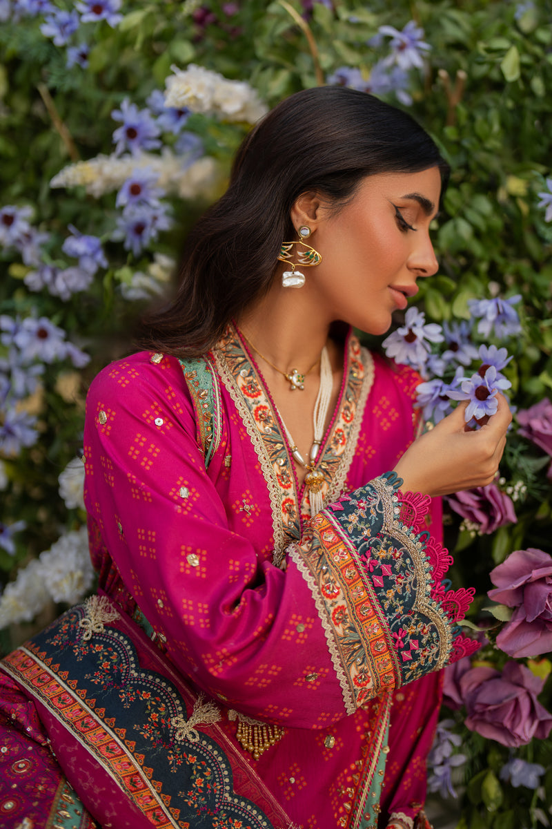 Qalamkar | Luxe Silk | UA-01 ELIA - Ladies Clothes - Maria Faisal