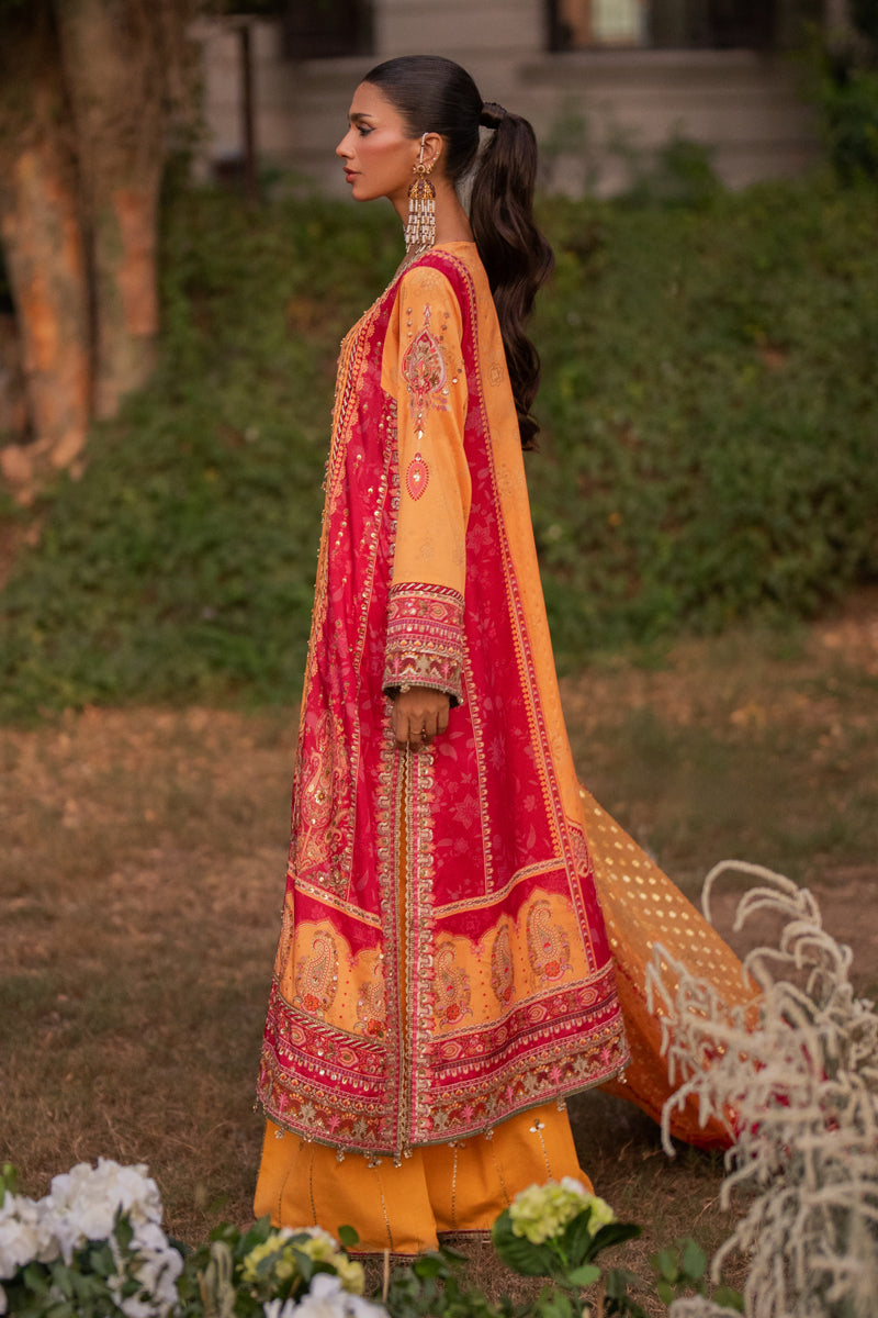 Qalamkar | Luxe Silk |  UA-05 FIORE - Ladies Clothes - Maria Faisal