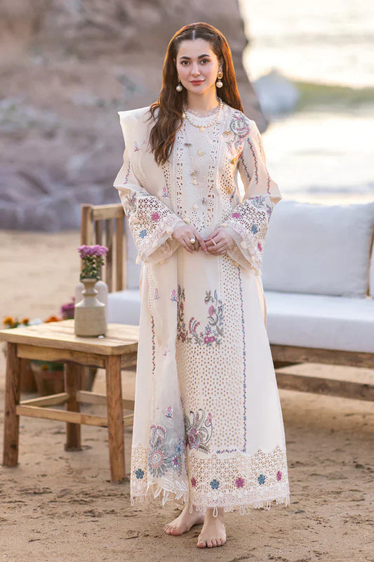 Qalamkar | Sahil Kinare Luxury Lawn | FP-09 SELIN - Ladies Clothes - Maria Faisal