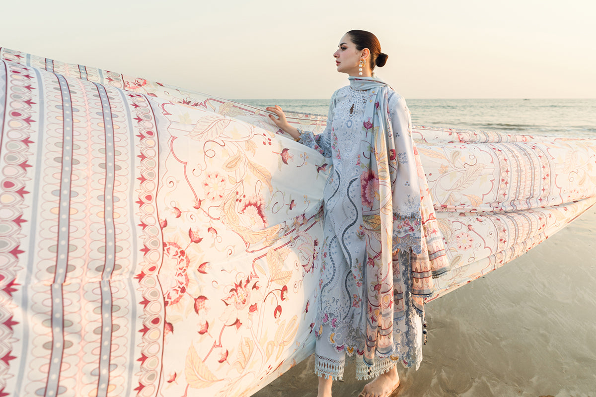 Qalamkar | Sahil Luxury Lawn | FK-02 ISABELLA - Ladies Clothes