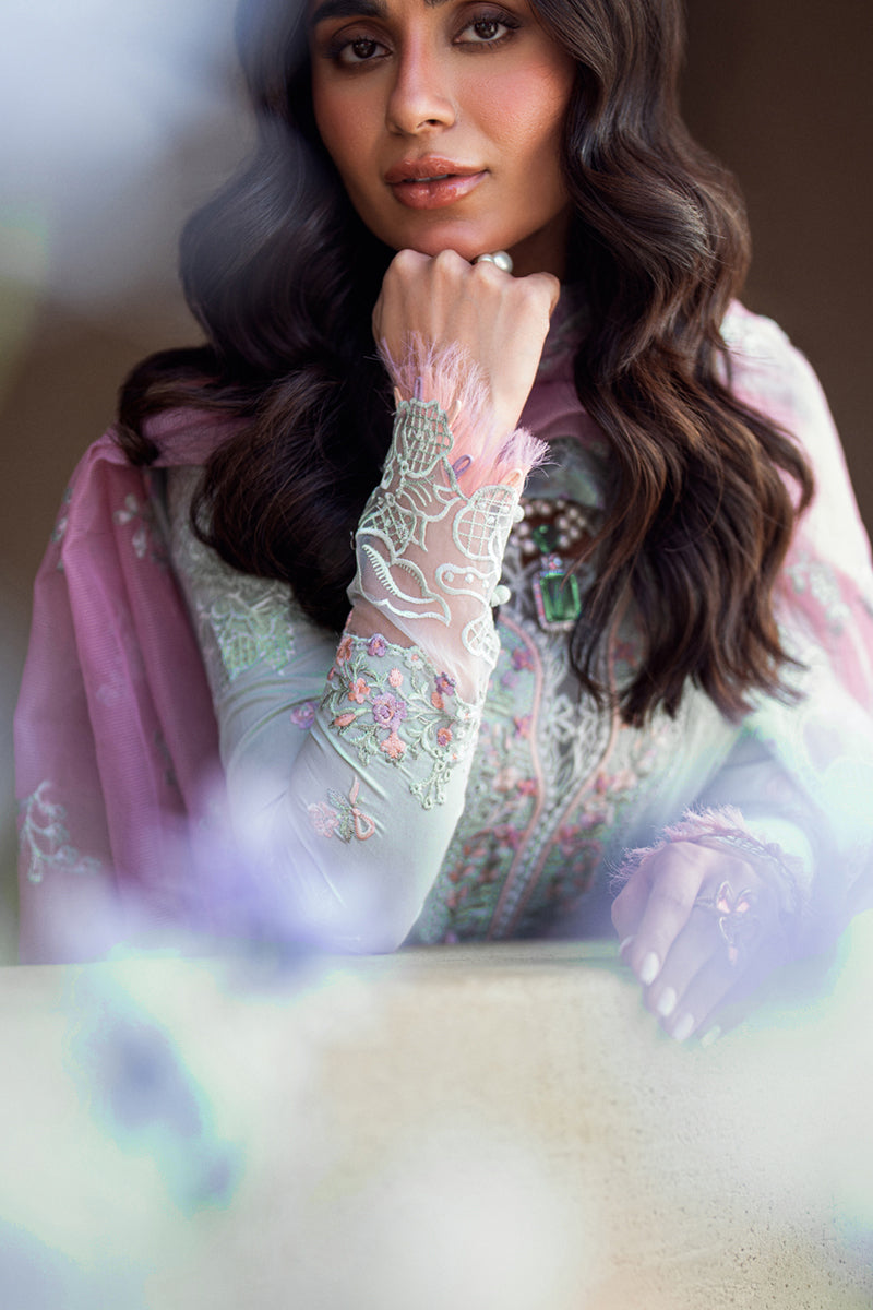 Qalamkar | Sahil Luxury Lawn | FK-04 CHLOE - Ladies Clothes