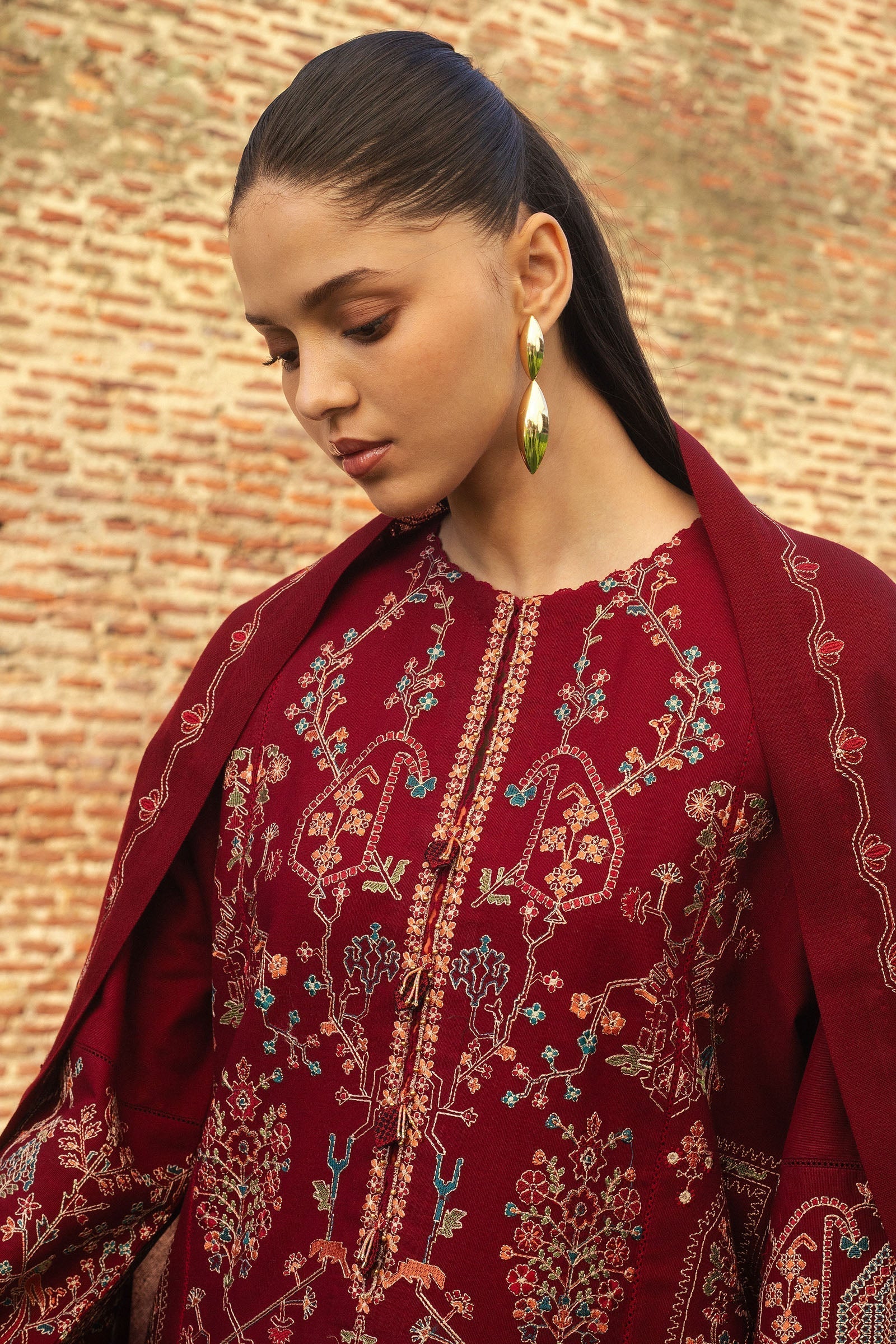 Zara Shahjahan | Winter 24 |  RAHA-D8 - Designer Dress with Intricate embroidery and embellishments. Shop elegent wedding dress at Maria Faisal.