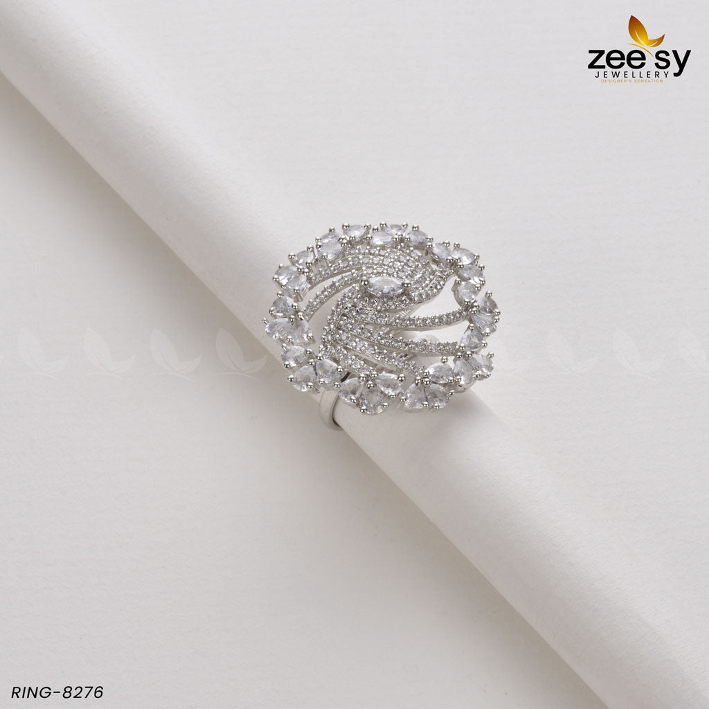 Rhinestone Ring-8276 - Rings