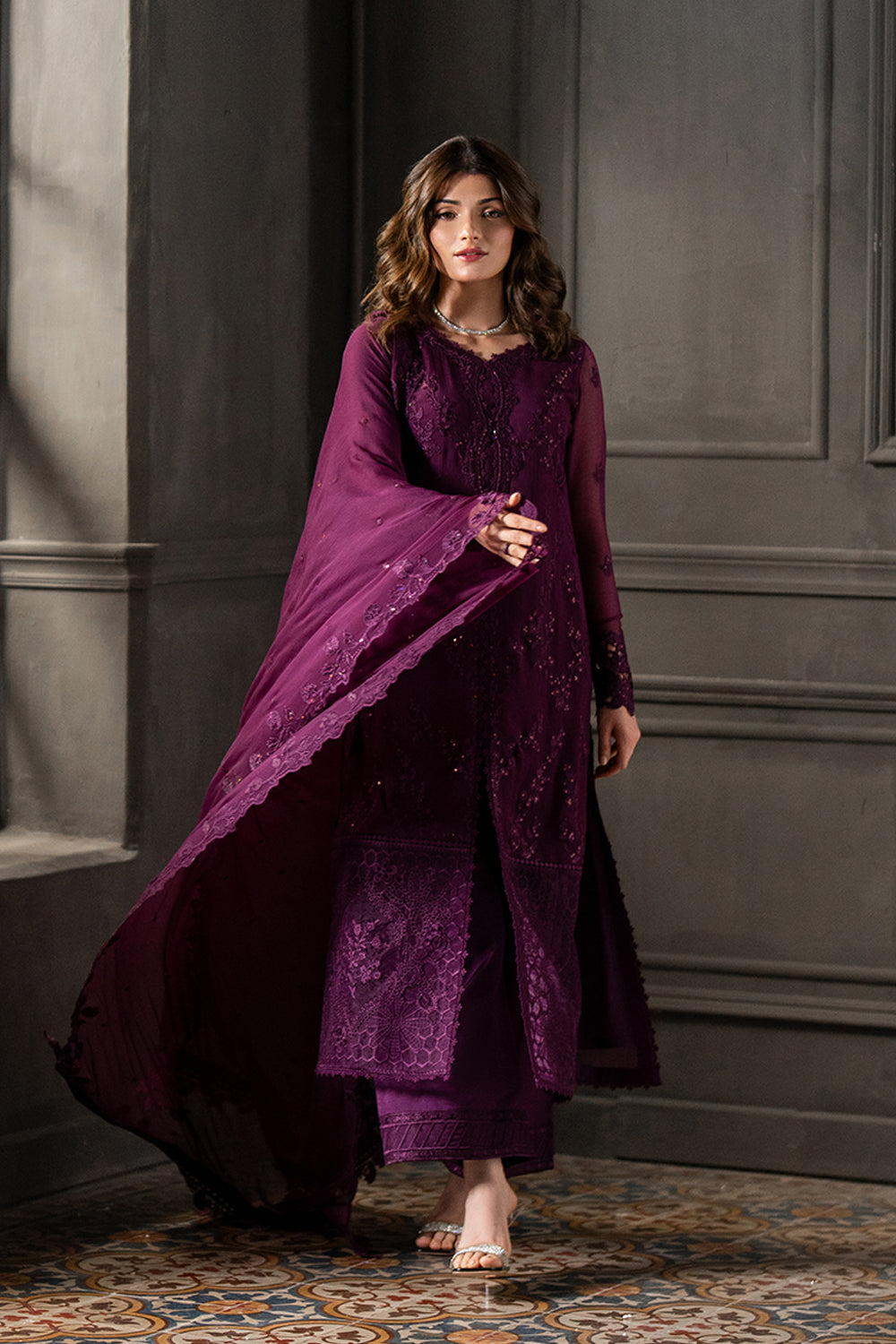 Azure | Ensembles | Rose Noir - Ladies Clothes - Maria Faisal