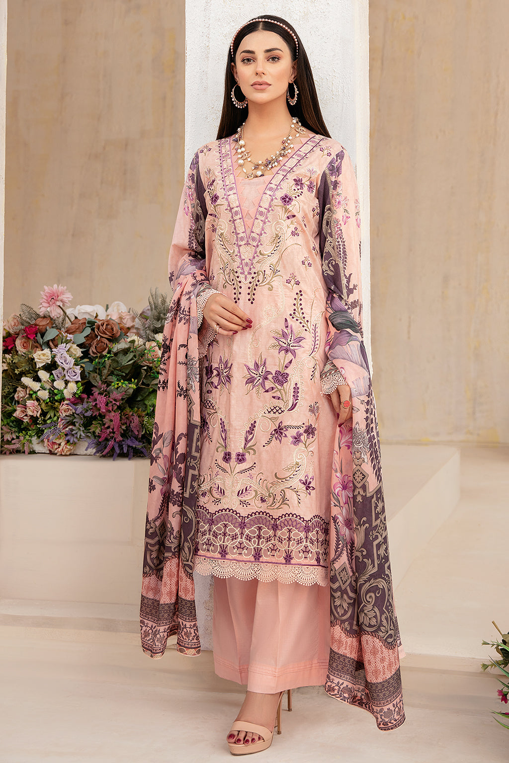 Ramsha | Rangrez Lawn Collection | N-306 - Ladies Clothes - Maria Faisal