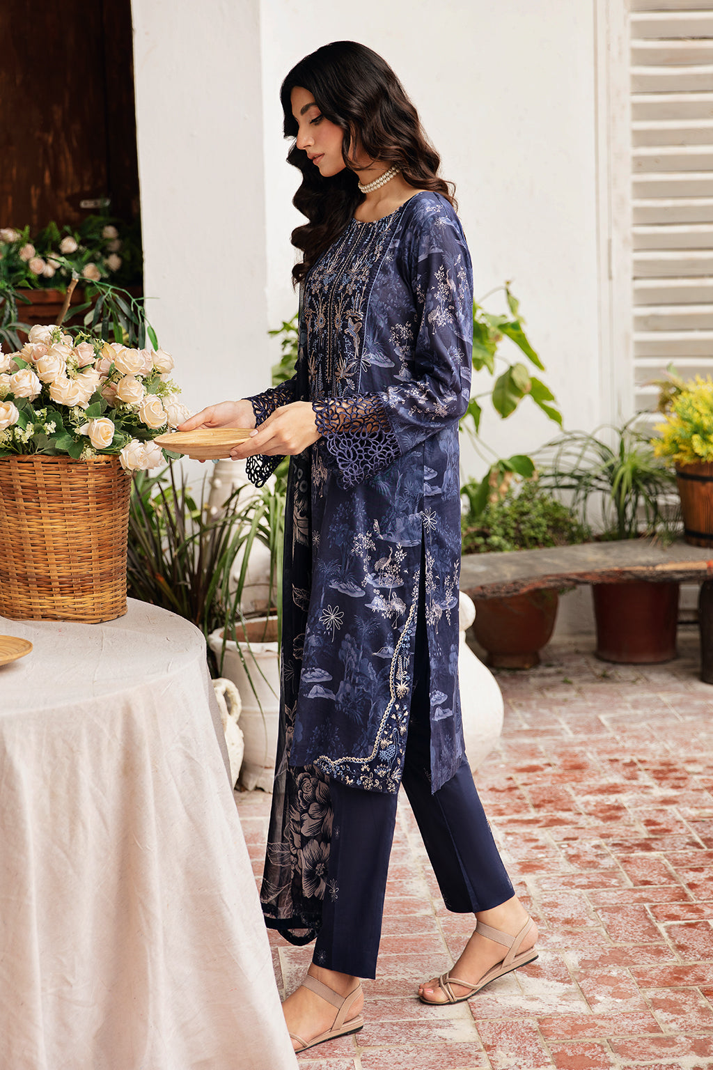 Ramsha | Rangrez Lawn Collection | N-404 - Ladies Clothes - Maria Faisal