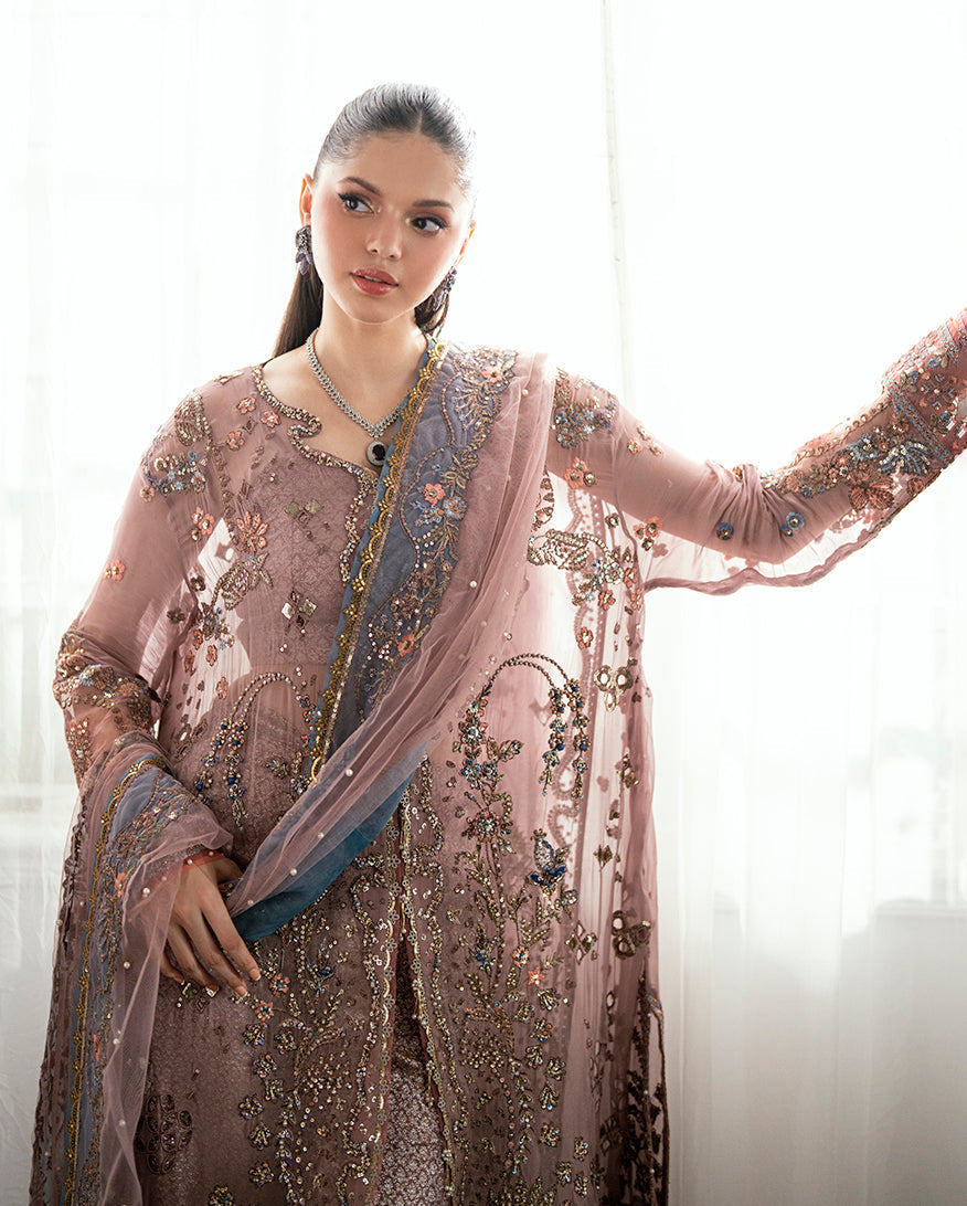 Mushq | Sham Shandaar Festive | Roop Rangoli - Casual Dress - available at Maria Faisal in UK and USA.