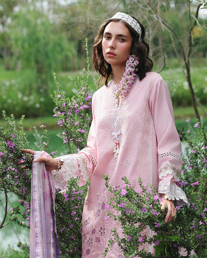 Mushq | The Secret Garden Lawn |Rosewood Secret - Luxury Dress - available at Maria Faisal in UK and USA.