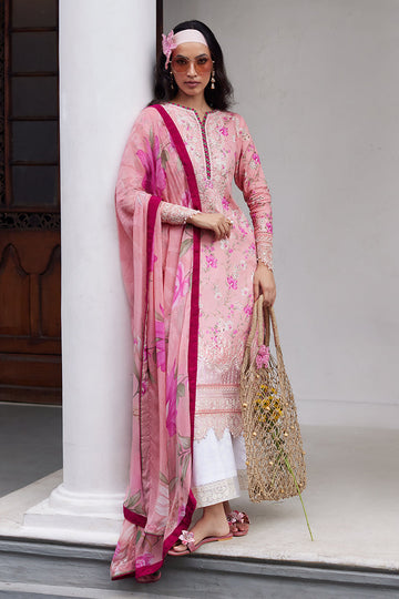 Gulaal | Saffira Lawn 25 | Mila - Designer Dress with Intricate embroidery and embellishments. Shop elegent wedding dress at Maria Faisal.