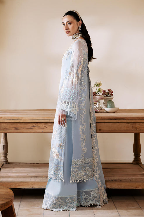 Imrozia Premium | Muse Luxury Chiffon 24 | S-1078 Glace - Ladies Clothes - Maria Faisal