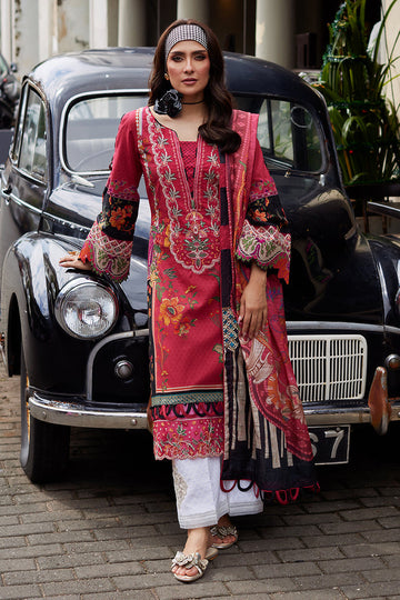 Gulaal | Saffira Lawn 25 | Amelia - Designer Dress with Intricate embroidery and embellishments. Shop elegent wedding dress at Maria Faisal.