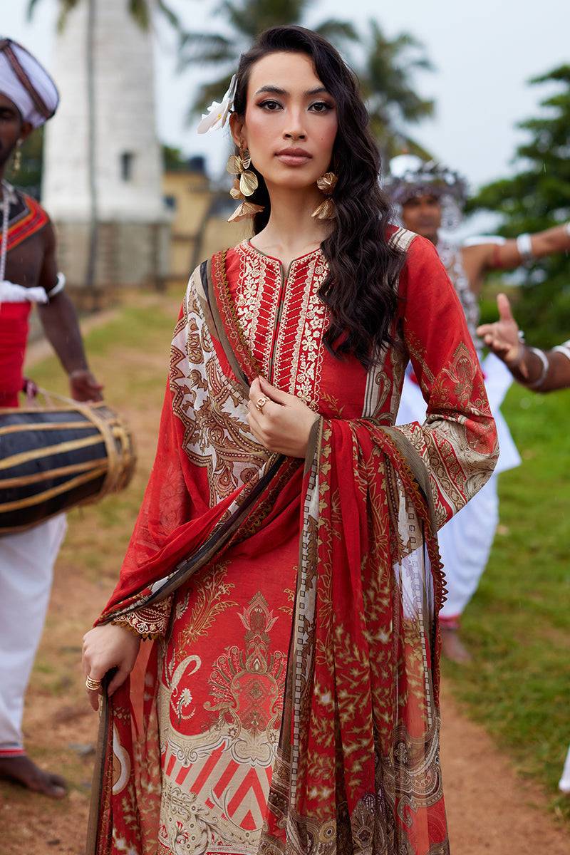 Gulaal | Saffira Lawn 25 | Zhuri by Maria Faisal - Registered Vendor of : Gulaal - type : Ladies Clothes - 100% original wedding dresses