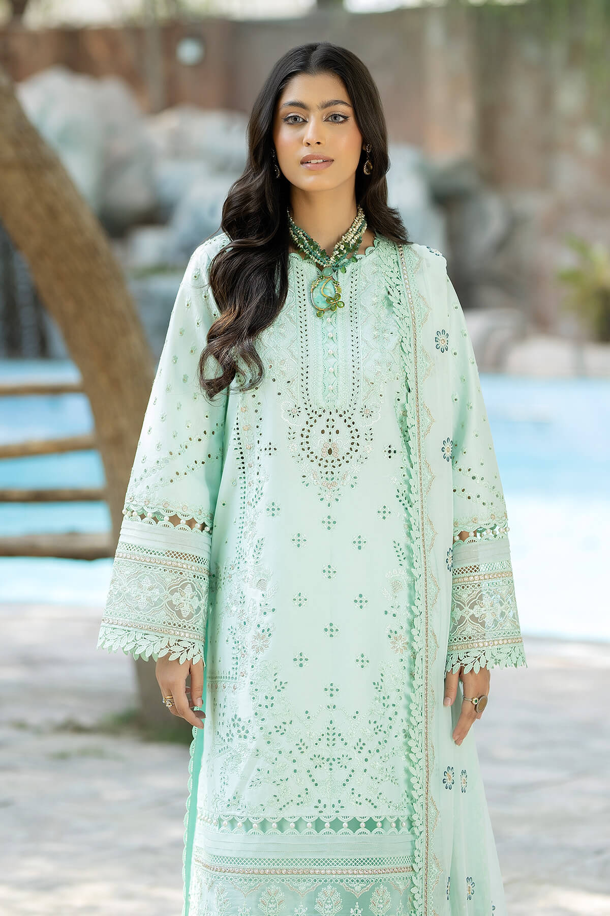 Imrozia Premium | Subah e Roshan | S.L 65 Aarzoo - Designer Dress with Intricate embroidery and embellishments. Shop elegent wedding dress at Maria Faisal.
