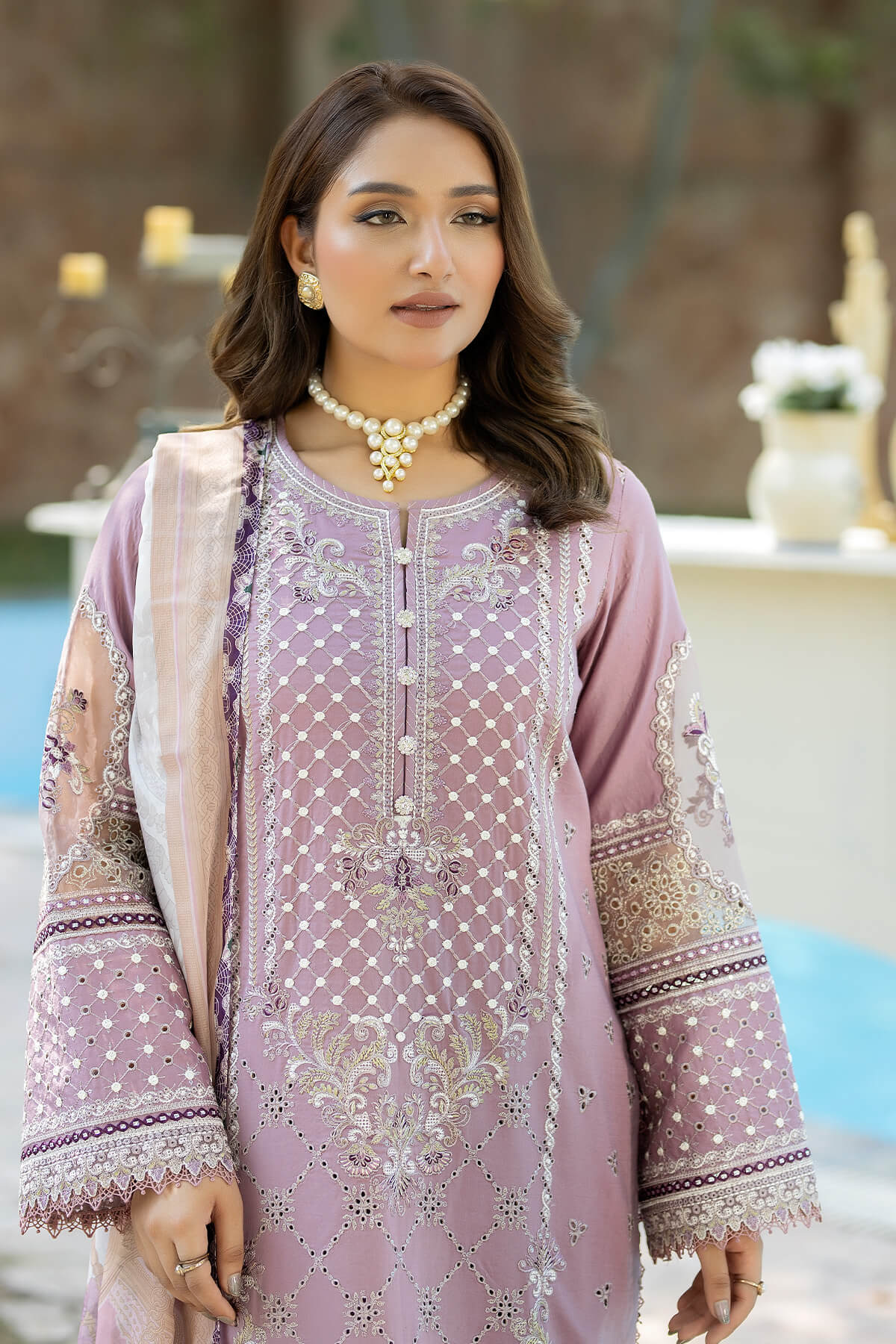 Imrozia Premium | Subah e Roshan | S.L 67 Khawab - Designer Dress with Intricate embroidery and embellishments. Shop elegent wedding dress at Maria Faisal.