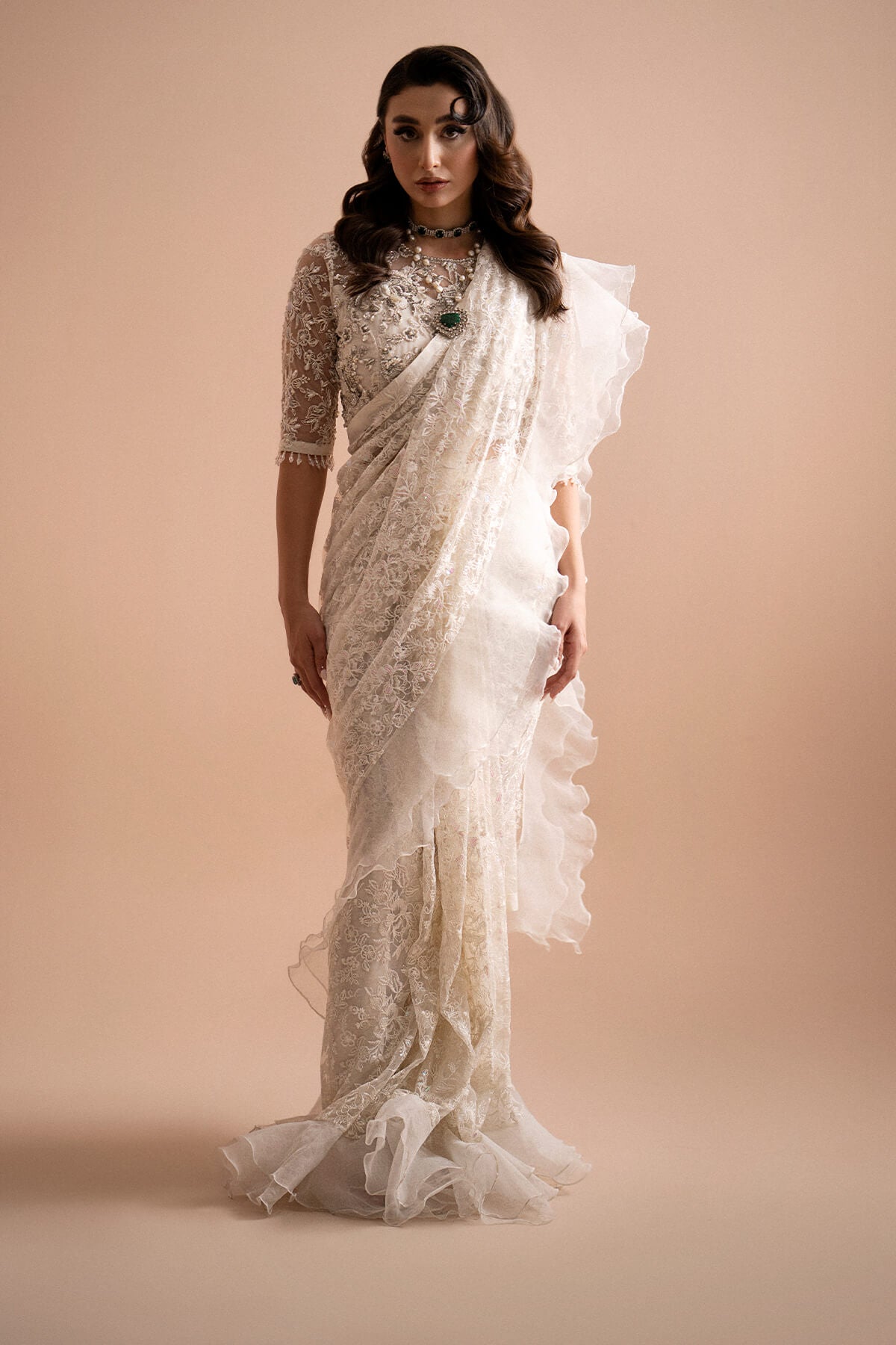 Imrozia Premium | Lumiere Luxury Sarees | 04 Dream - Ladies Clothes - Maria Faisal