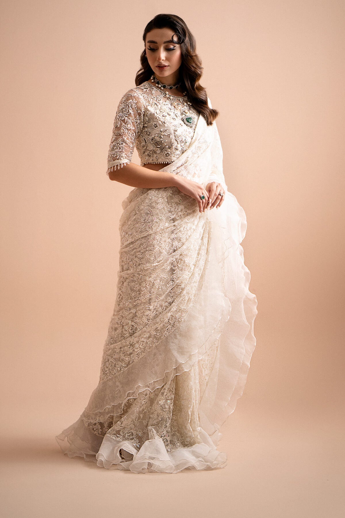 Imrozia Premium | Lumiere Luxury Sarees | 04 Dream - Ladies Clothes - Maria Faisal