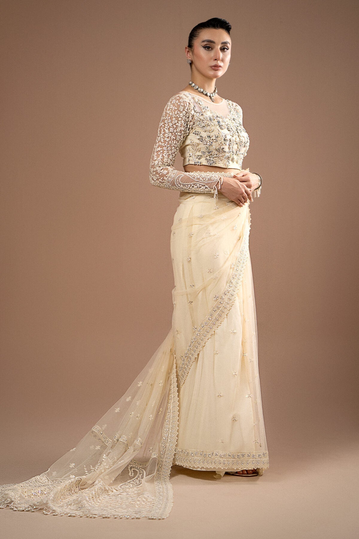 Imrozia Premium | Lumiere Luxury Sarees | 06 Amelie - Ladies Clothes - Maria Faisal