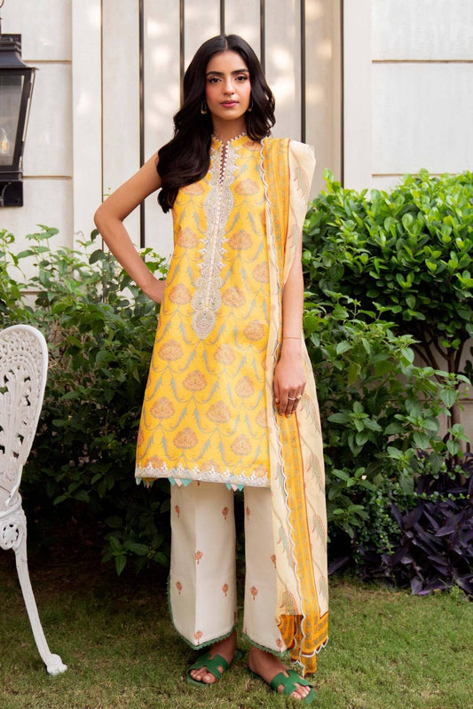 Sable Vogue | Lila Lawn 25 | SAL-08-25 by Maria Faisal - Registered Vendor of : Sable Vogue - type : Ladies Clothes - 100% original wedding dresses