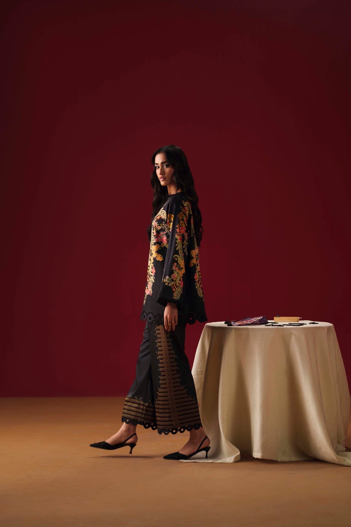 Sable Vogue | Co ords Sets | SCS-05-25 - Luxury Dress - available at Maria Faisal in UK and USA.