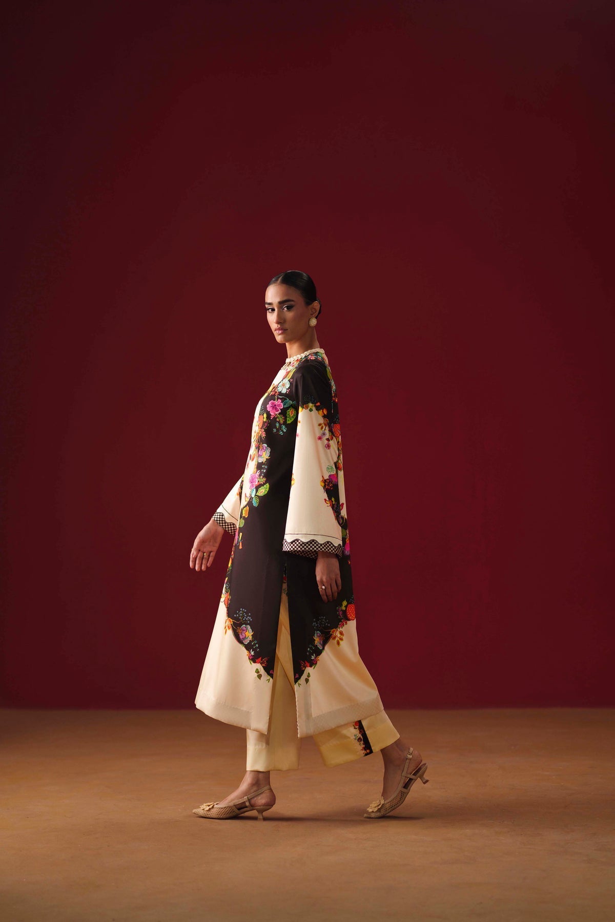 Sable Vogue | Co ords Sets | SCS-06-25 - Luxury Dress - available at Maria Faisal in UK and USA.