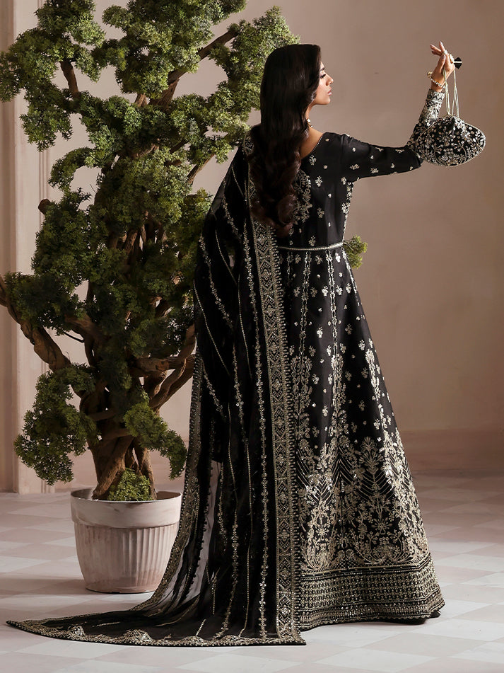 Gulaal | Serica Raw Silk | Sorelia - Formal Dress - available at Maria Faisal in UK and USA.
