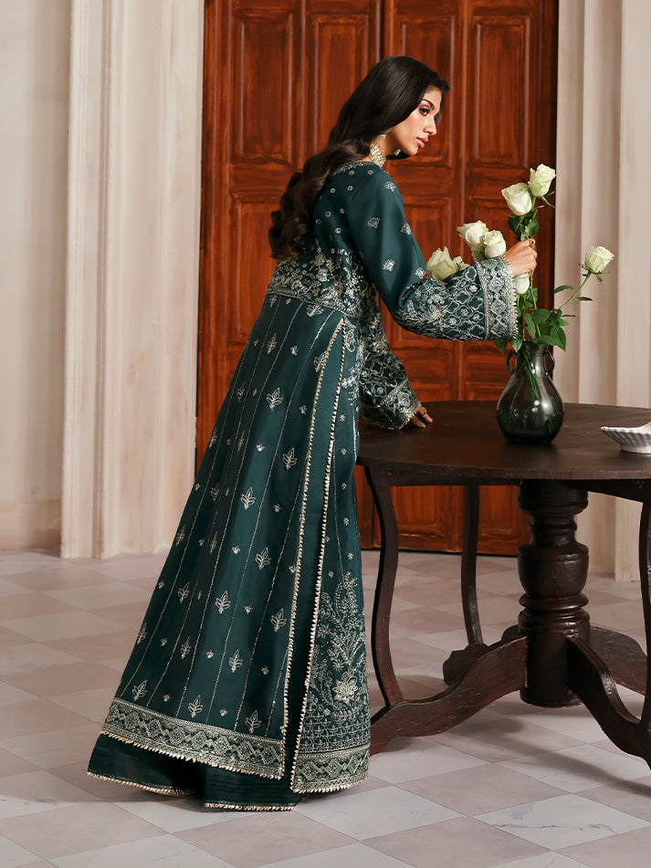 Gulaal | Serica Raw Silk | Seraphine - Formal Dress - available at Maria Faisal in UK and USA.