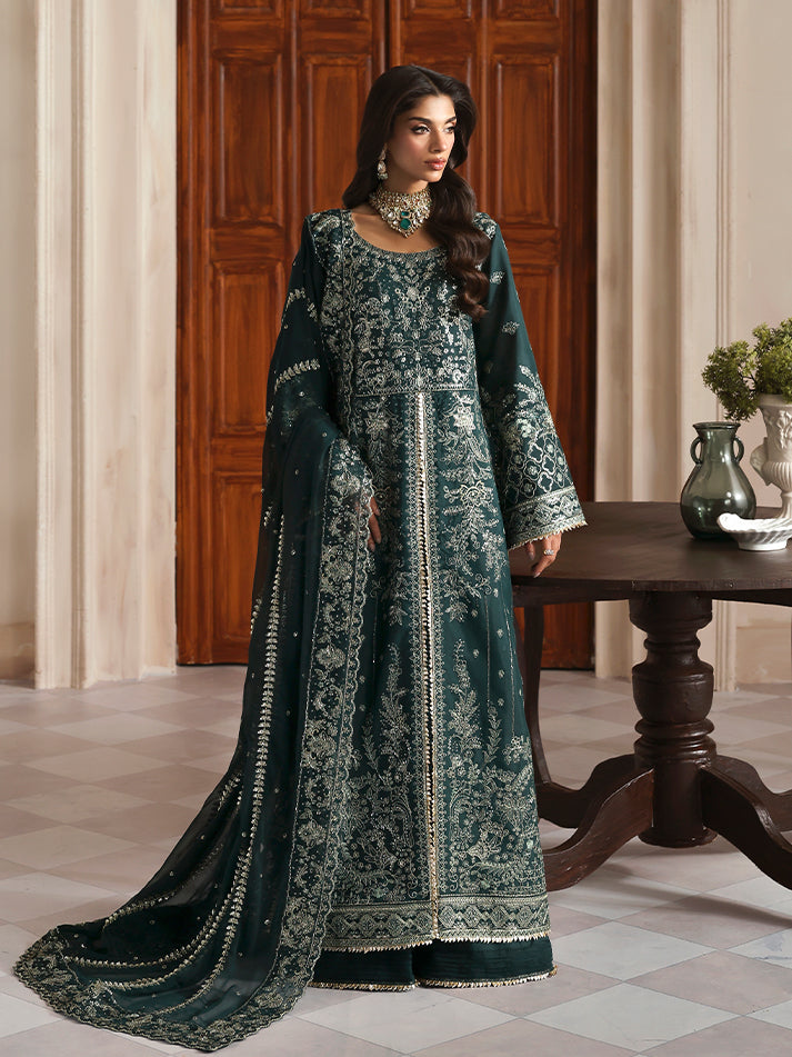 Gulaal | Serica Raw Silk | Seraphine - Formal Dress - available at Maria Faisal in UK and USA.