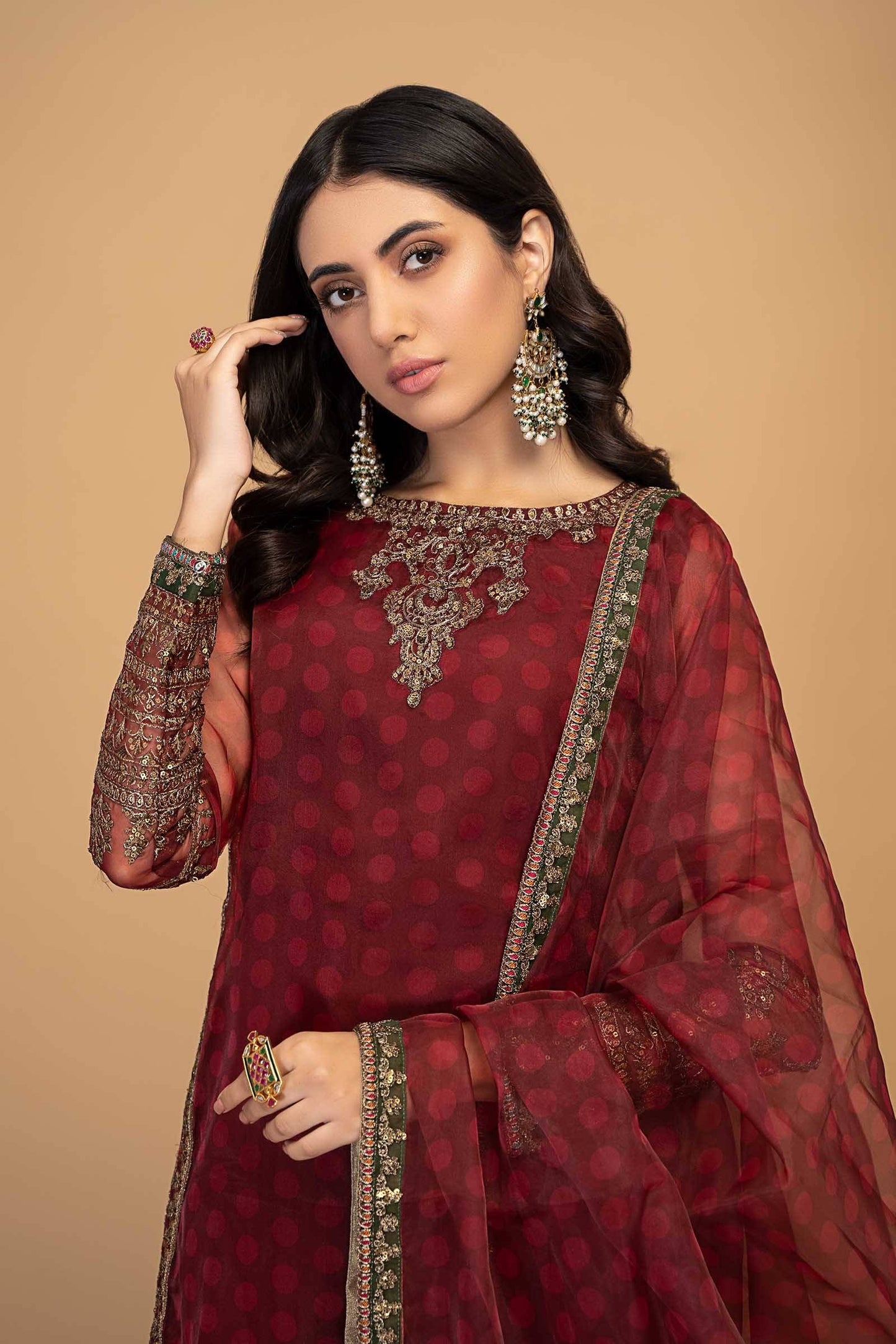 Maria B | Formal Wears | SF-EF23-08R1 by Maria Faisal - Registered Vendor of : Maria B - type : Ladies Clothes - 100% original wedding dresses