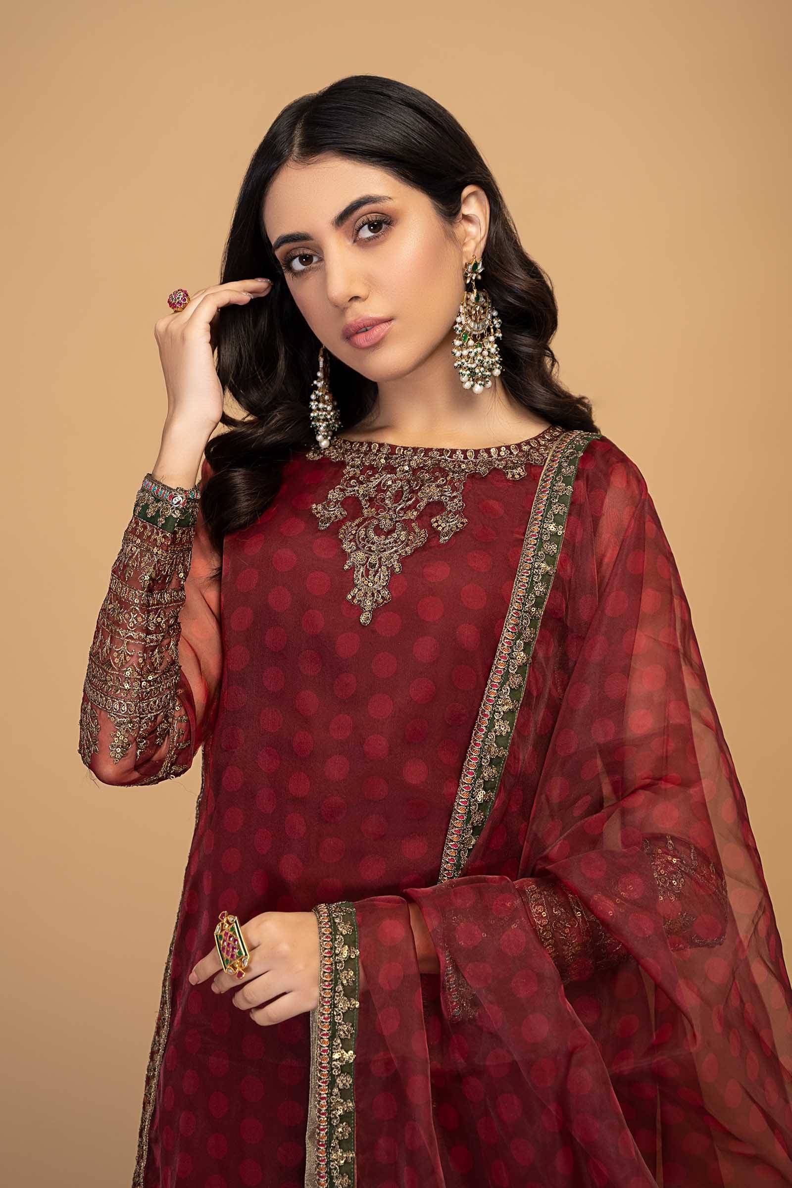 Maria B | Formal Wears | SF-EF23-08R1 by Maria Faisal - Registered Vendor of : Maria B - type : Ladies Clothes - 100% original wedding dresses