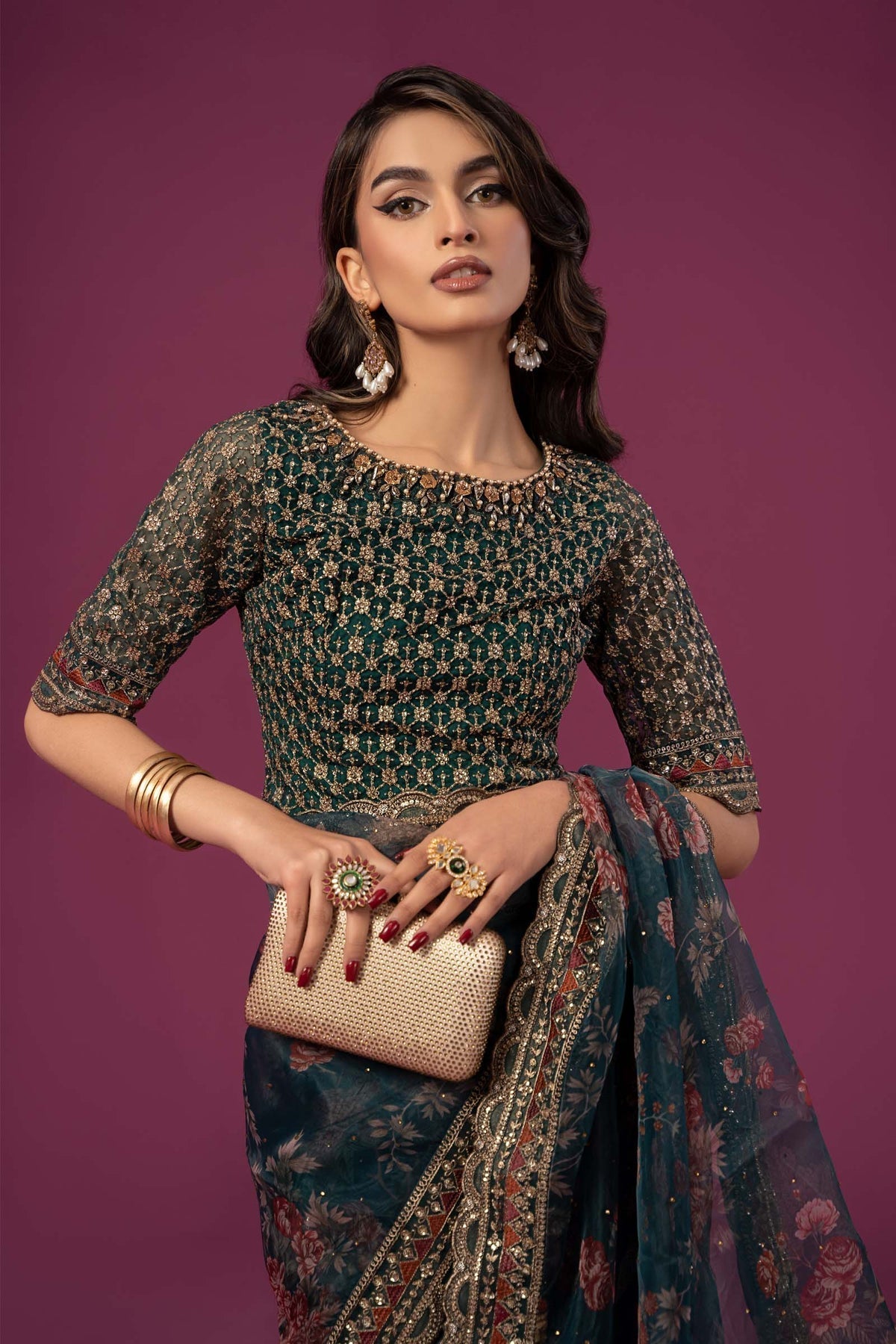 Maria B | Formal Wears | SF-EF24-08S - Wedding Dress - Maria Faisal