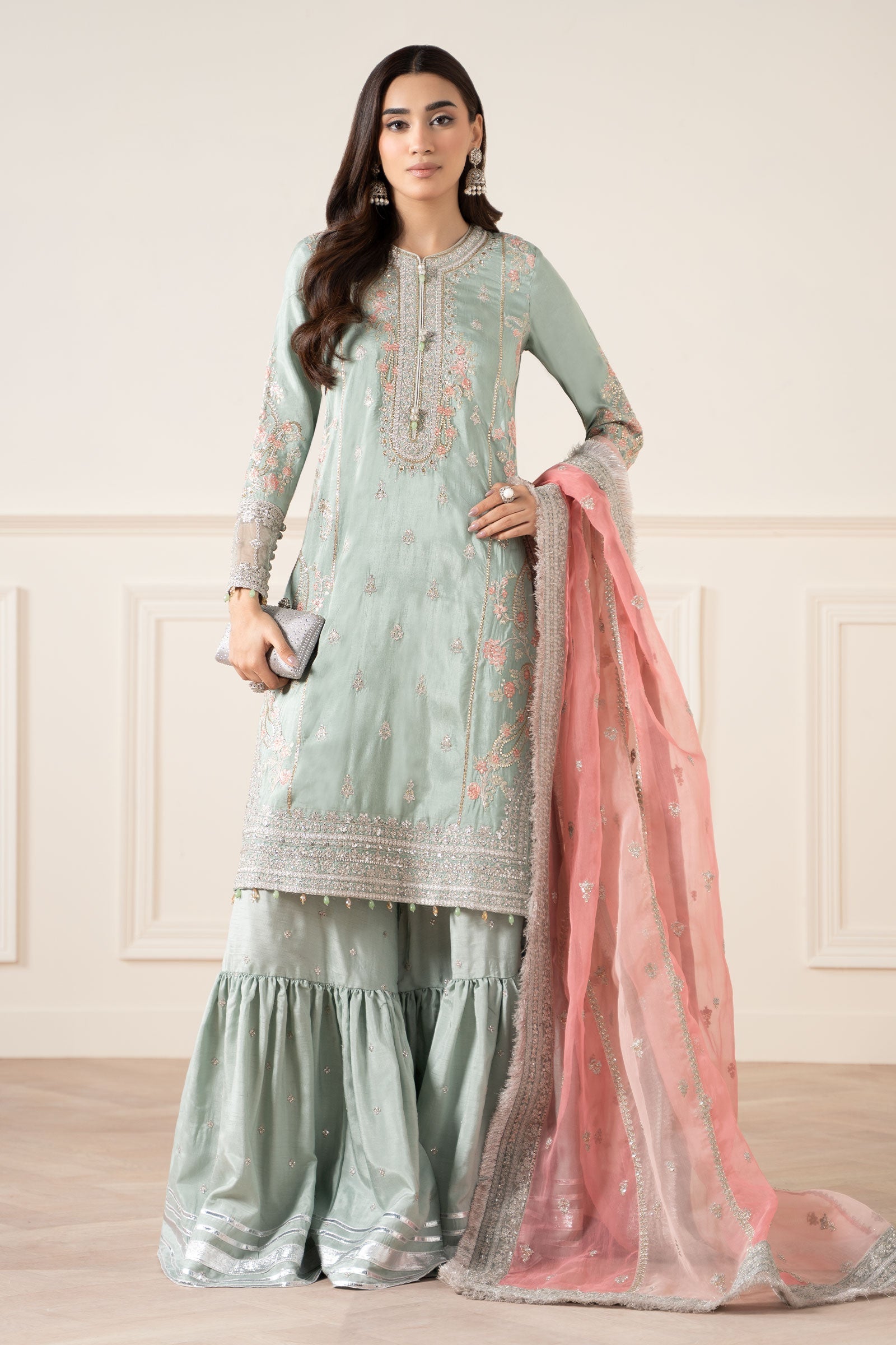 Maria B | Formal Wears | SF-EA25-02 - Ladies Clothes - Maria Faisal